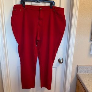 DG2 by Diane Gilman Bold Red Pants